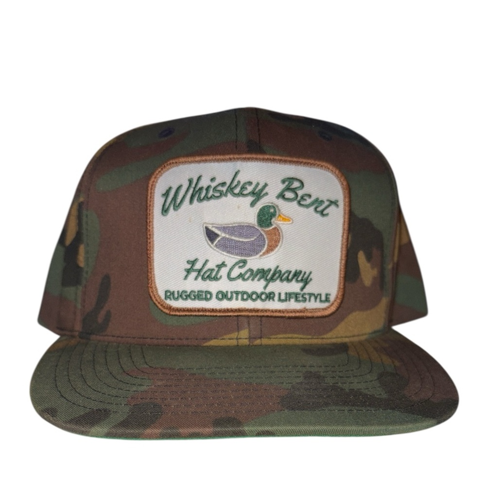 Camo Hat - Brown and Green